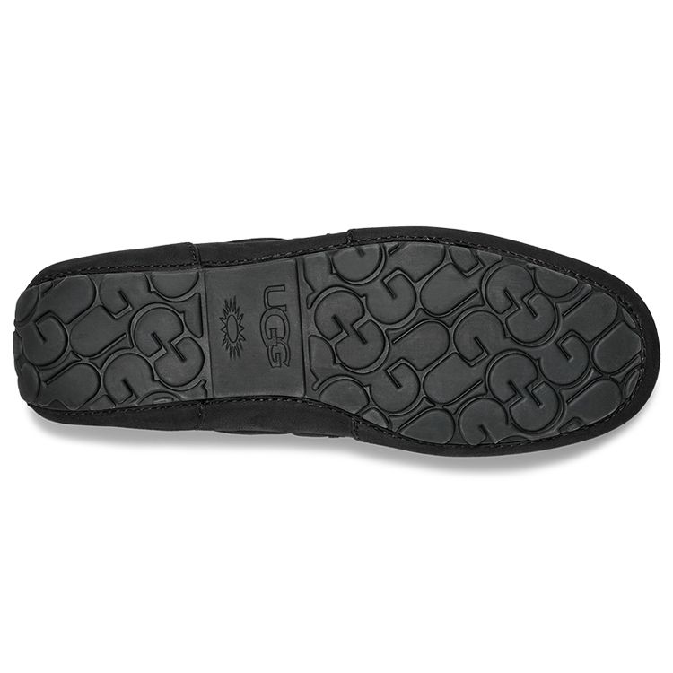 UGG Chester Comfortable Leather Flat Casual Shoes Men Shoes Black 1137230-BLK