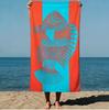 1 Stück Blaues Design Strandtuch Mit Fischmuster Muster Ist Sehr Strand Schwimmbad Reise Camping Yoga Sonnentrocknungstuch