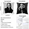 L-Laura Pausini Cushion Cover Cushion Cover Pillowcase, Anti-Mite Invisible Zipper, Linen Sofa Cushion