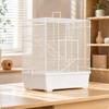 Hamster Cage with Elevated Tray Base Indoor Three-Tier Small Animal