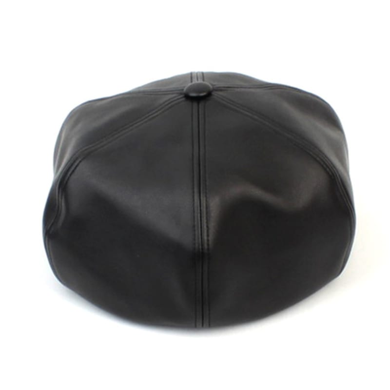 Universal Chemistry Belted Leather Black Beret Beret