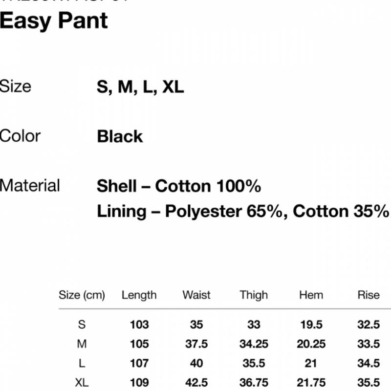 ThIs Is Never That Easy Pant Black