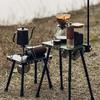 Folding Small Chair for Picnics Lightweight 2 In 1 Outdoor Foldable Table Stool