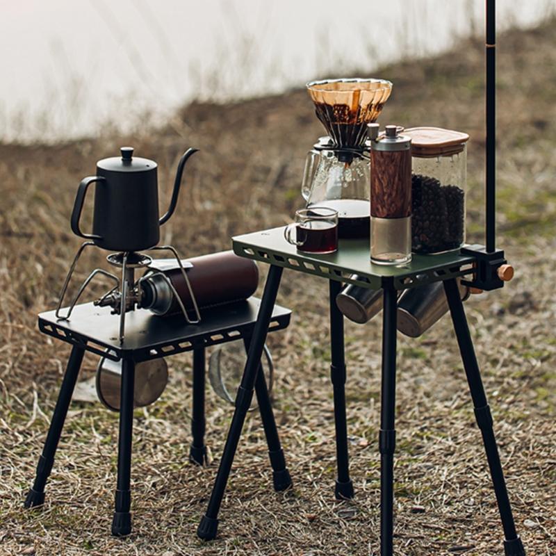 Folding Small Chair for Picnics Lightweight 2 In 1 Outdoor Foldable Table Stool