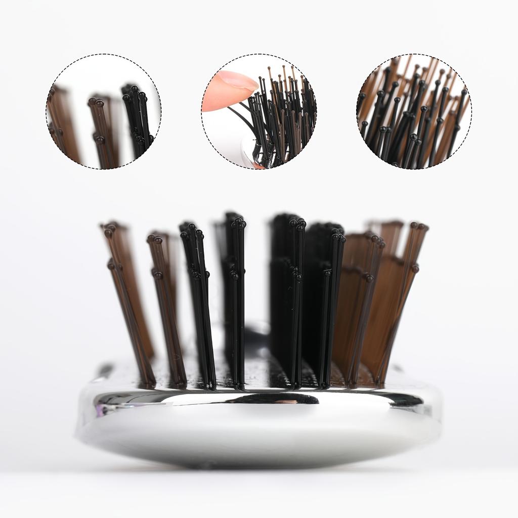 Second Generation Matte Golden Zeus Straight Hair Comb, Scalp Massager for Both Wet And Dry Use, Portable Hair Brush, Meridian Massage Comb
