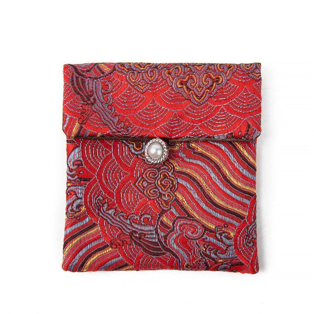 Cloth Cloth Wallet Copper Cash Pendant Jewelry Storage Bag Exquisite Embroidery Coin Pouch Daily
