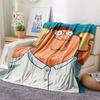 Peter Griffin Fun Printed Flannel Blanket, soft throw for bedroom sofa, washable, fan merchandise, great gift.