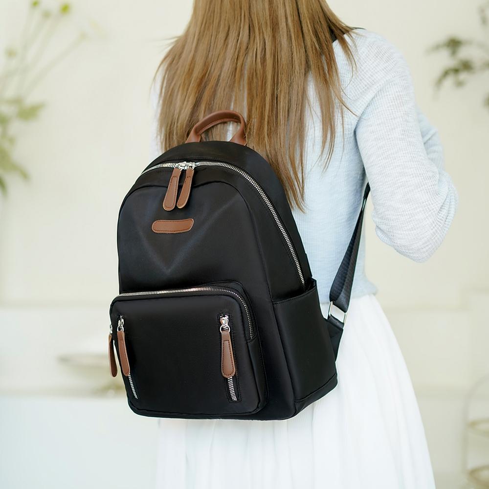 Lightweight Backpack Women's Schoolbag Oxford Travel Bag