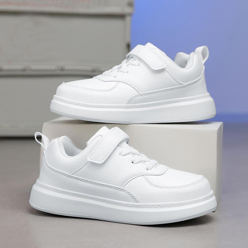 26-40 Children's Plus Size Lightweight and Fashionable White Shoes Outdoor Sports Shoes Board Shoes Casual Shoes