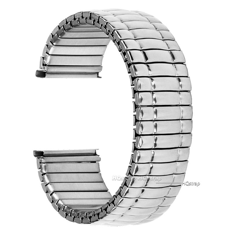 

12mm 14mm 16mm 18mm 20mm Stainless Steel Elastic Band for Huawei Watch Replacement Universal Bracelet Metal Expansion Strap 20mm