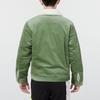 Puma Reversible Fleece And Corduroy Jacket With Embroidered Logo Men Outerwear Green 534751-67