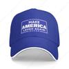 Make America Laugh Again Hat Kamala Harris 2024 Hat Harris for President Trucker Cap for Men Women Gray