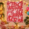 Polyester Wall Tapestry with Liverpool Design, Decorative Hanging for Bedroom Living Room Dorm