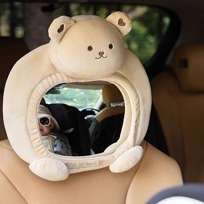 Cute Bear Car Viewing Mirror, Safety Seat Viewing Mirror, Cartoon Rearview Mirror