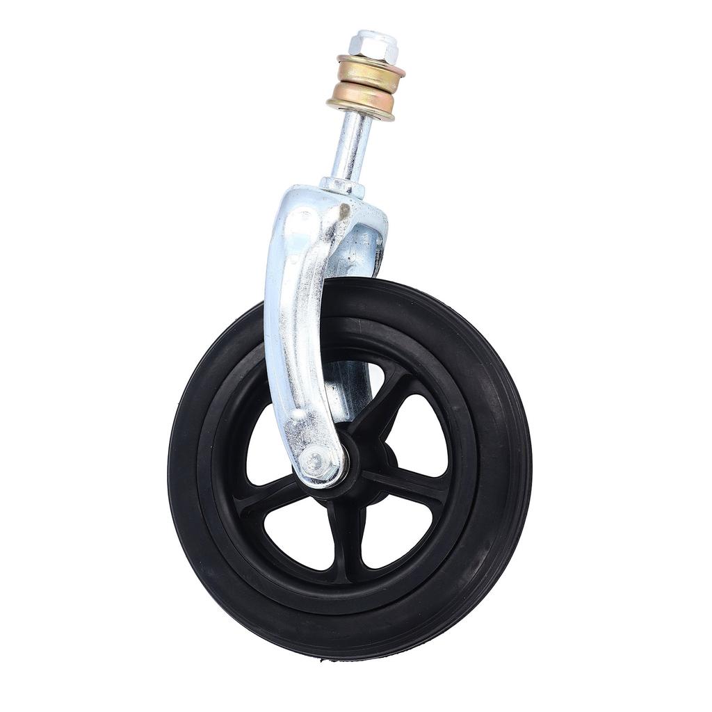 6.5 Inch Wheelchair Castor PU Tire Universal Front Drive Wheel Replacement for Handcart Grocery