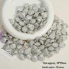 Acrylic Electroplated Heart Pendant Beads for DIY Necklaces, Phone Chains, and Bracelets.