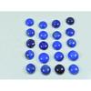 9X9 MM Natural Lapis Lazuli Round Cabochon Loose Gemstone 20Pcs Lot 65Cts. C-3765