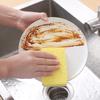 Thickened Wood Pulp Kitchen Cleaning Sponge - Absorbent, Eco-Friendly Dishwashing Pad
