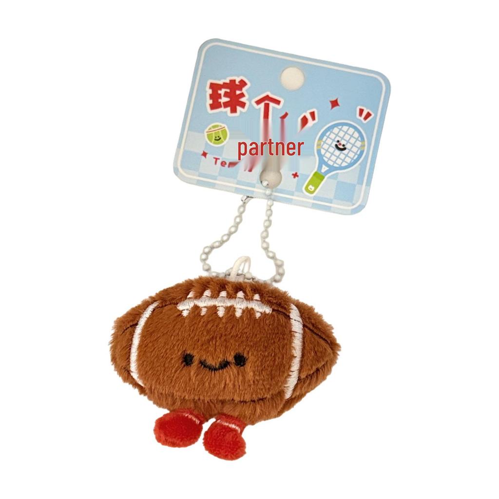 Tengyi Söt Plyschboll Ryggsäcksnyckelring Dockprydnad