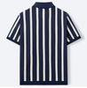 Men's Knit Short Sleeve Shirt Casual Button Down Shirt Vintage Knitted Golf Beach Collared Shirts Tops Crochet Hollow Out Summer Vacation Top for Men