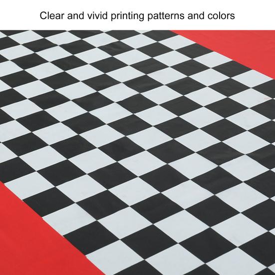 3Pcs Table Cloth Lightweight Portable Classic Retro Racing Car Style Tablecloths for Racing Fans Car Party Decoration