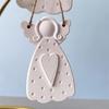 Heat Resistant Silicone Candle Mould With Girl Angelic Embossing for Handmade Gift Party Decoration
