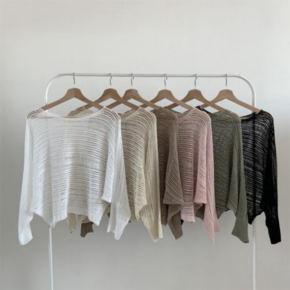 New ArrivalS Open Run Women S Sheer overSized Bikini Cover Knitwear Punching