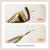 New Concealer Brush One-Shaped Wooden Handle Single Traceless Liquid Foundation Base Makeup Flat Head Mask Makeup Brush
