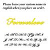 Vlastní náhrdelník pro ženy Personalizovaný přívěsek s kurzívním písmenem Šperky z nerezové oceli Pánský řetízek Choker Obojek Personalizado