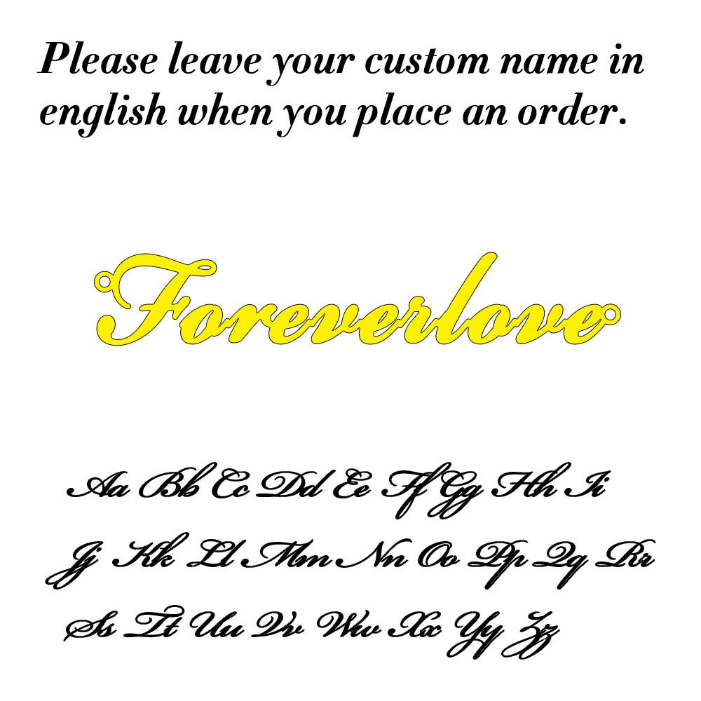 Vlastní náhrdelník pro ženy Personalizovaný přívěsek s kurzívním písmenem Šperky z nerezové oceli Pánský řetízek Choker Obojek Personalizado