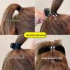 Black High Ponytail Claw Clip - Women's Summer Hair Fixing Hairpin