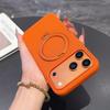 Compatible iPhone 17 Pro Max Magnetic Rotating Stand Case with Tech Fabric and Drop Protection.