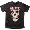 Misfits Czaszka Krwawa Koszulka Unisex Muzyka Klasyczny Koncert Zespół Rockowy Koszulka Nowa Czarna Koszulka Graficzna
