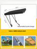 Canopy Chair Portable Foldable Camping Chair with Sunshade Fishing Beach for Outdoor Activities Canopy Folding Camping Chair