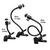 Versatiled Clamp Mount With Flexible Gooseneck Arm For Baby Monitors Sports Cameras And Smartphones 500g Capacity