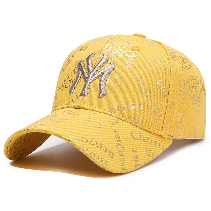 Frühlingsmode Luxus Buchstaben Stickerei Baseballkappen Damen Herren Weiblich Männlich Sportvisiere Snapback Kappe Sonnenhut Kappen Gorras Hut