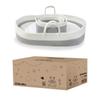 MuMu Baby Storage Basket for Hand and Insulated for Summer and Perfect As a Gift or Baby Shower Set Gray Cradle, Outings, Washable, Organic,