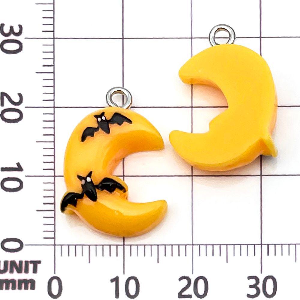 24 Styles Halloween Resin Pumpkin & Ghost Pendant Charms for DIY Jewelry