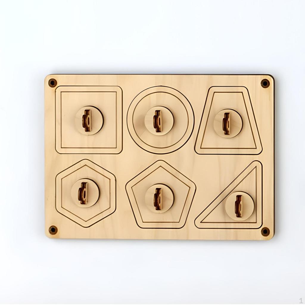 Busy Board Accessories Wooden Sensory Toys Teaching Aids Basic Skill Early Education
