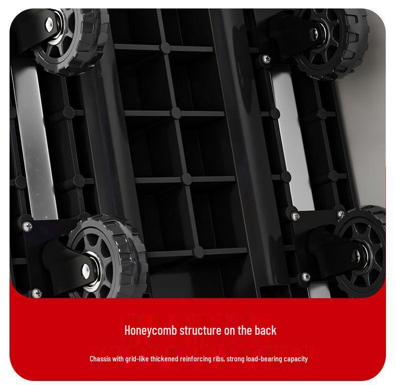 Compact Folding Telescopic Hand Truck for Household Use