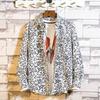 Herren Mode Lässig Slim Fit Langarm Floral Gedruckt Koreanischer Stil Hemd