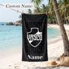 Vasco da Gama Custom Name Printed Beach Towel Personalized Soft Towel For Swimming Beach Travel
