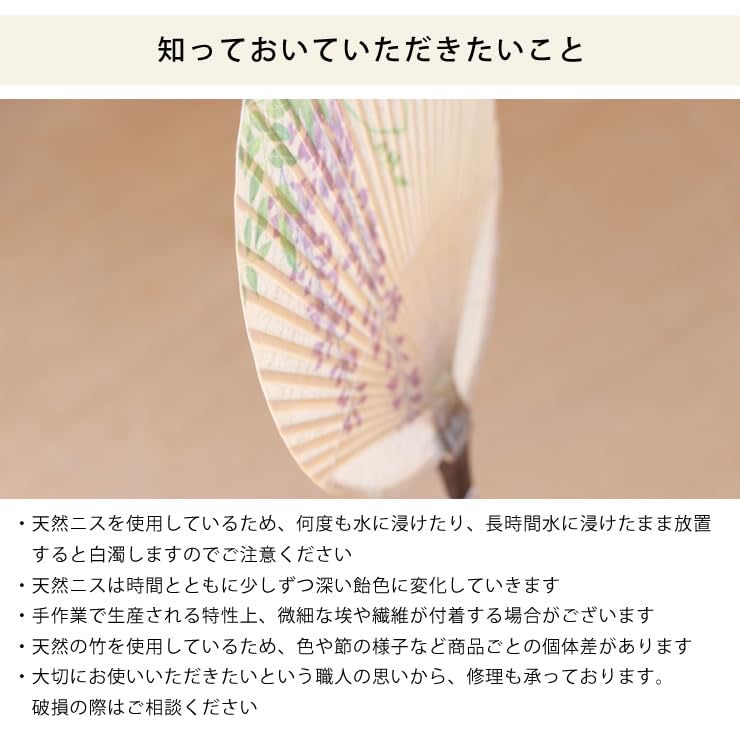 Furniture Village Kaminoshigoto Ieda Paper Works Small Round Water Fan Made In Beautiful and Stylish Fan Handmade Washi Mino Souvenir Gift