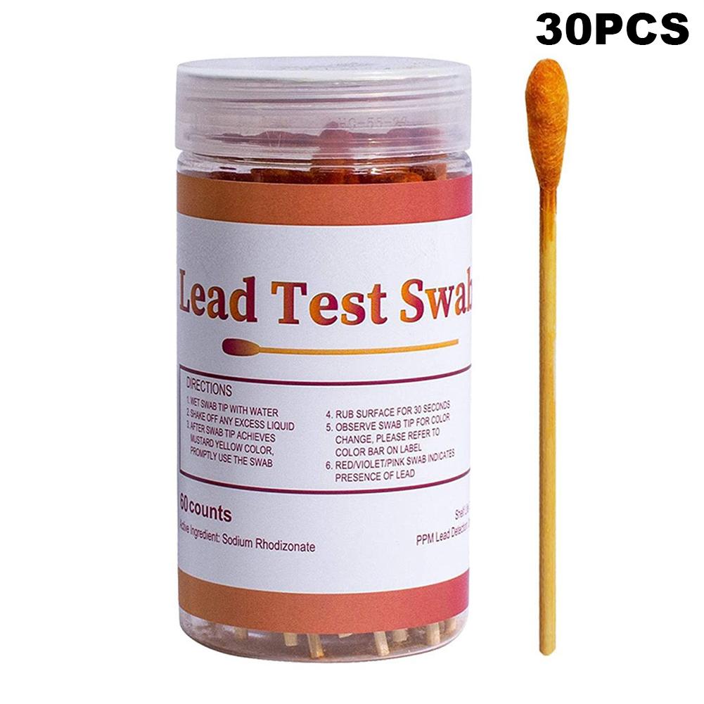 30/60Pcs Lead Test Strips Rapid Test Results In 30s Instant Lead Testing Strips Lead Paint Testing Kit for All Painted Surfaces