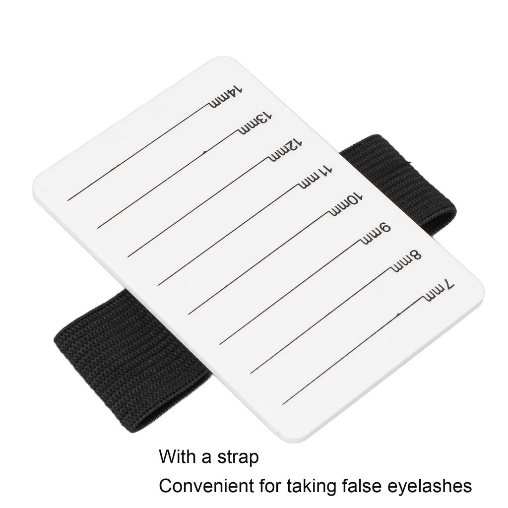 Eyelash Extension Hand Plate False Eyelashes Holder Pallet with Adjustable Wrist Strap for Novice