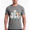 Unisexy Kittens Tshirt Summer Casual Cotton Tee Oversized Streetwear Tops Vintage Graphic Print Loose Fit Short Sleeve