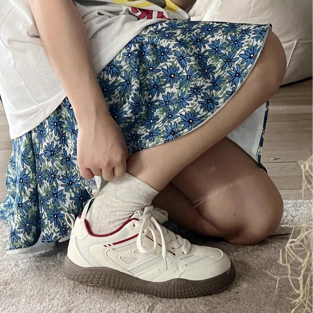 Korean version of student mesh Forrest Gump little white shoes women's shoes ins tide 2025 spring new thick-soled versatile casual board shoes