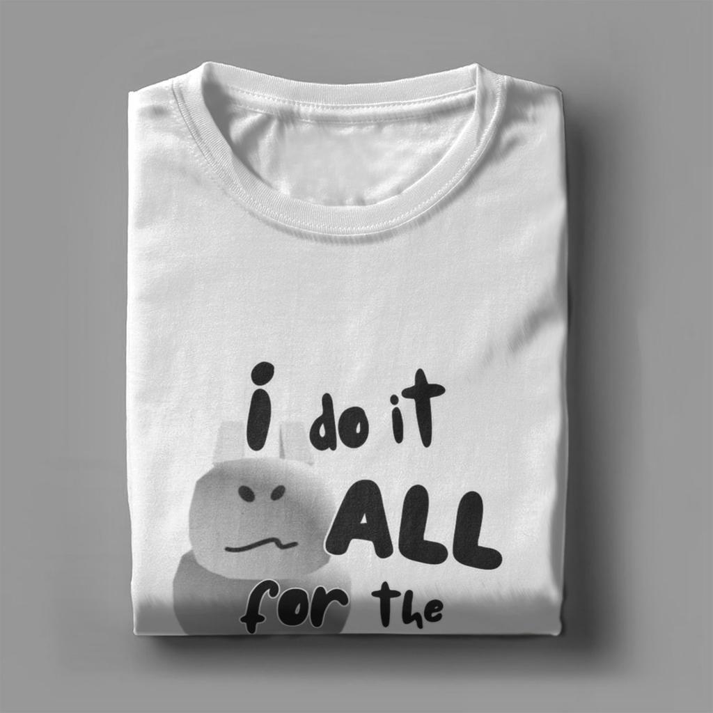Leisure I Do It All For the Gubby Forsaken T-Shirts for Men Crew Neck Cotton T Shirt Short Sleeve Tee Shirt Classic Clothes
