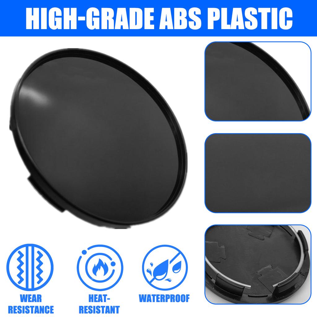 Dekielki na piasty kół samochodowych ABS Pokrywy centralne piast kół samochodowych Akcesoria do modyfikacji piast kół 4 szt. dla pojazdów ciężarowych