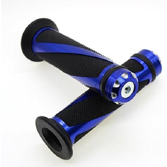 Krace Motorcycle 7/8" Handle bar Hand Grips with Anodized CNC Quick Twist Throttle Tube Motorized Lever Control Fit for Most Scooter Sportbikes ATV